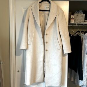 Abercrombie Wool Blend Tailored Top Coat